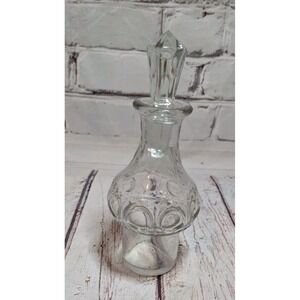 Vintage‎ Glass Cruet Decanter 6" Tall